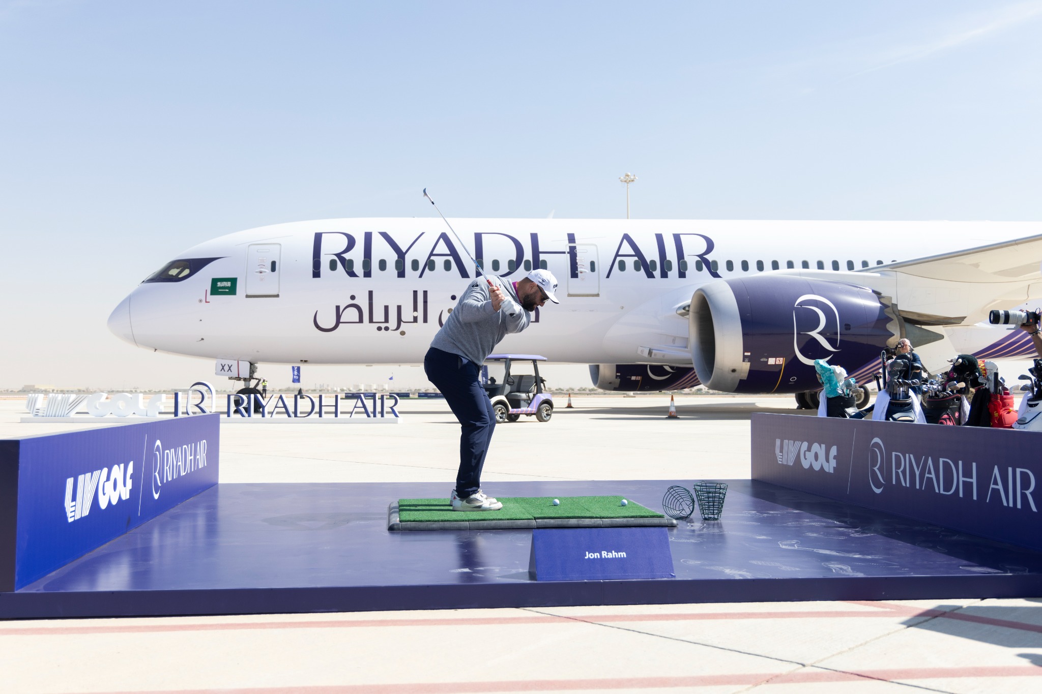 LIV Golf commercial partnership with Riyadh Air